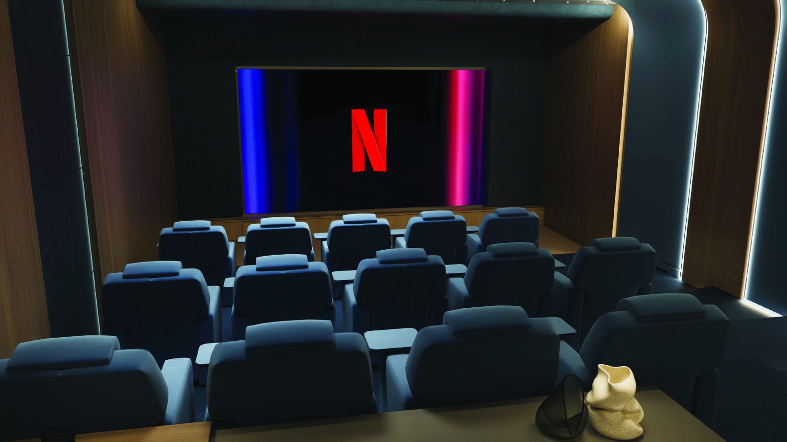 Private cinema lounge