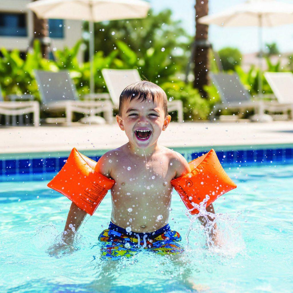 Kids' splash and play