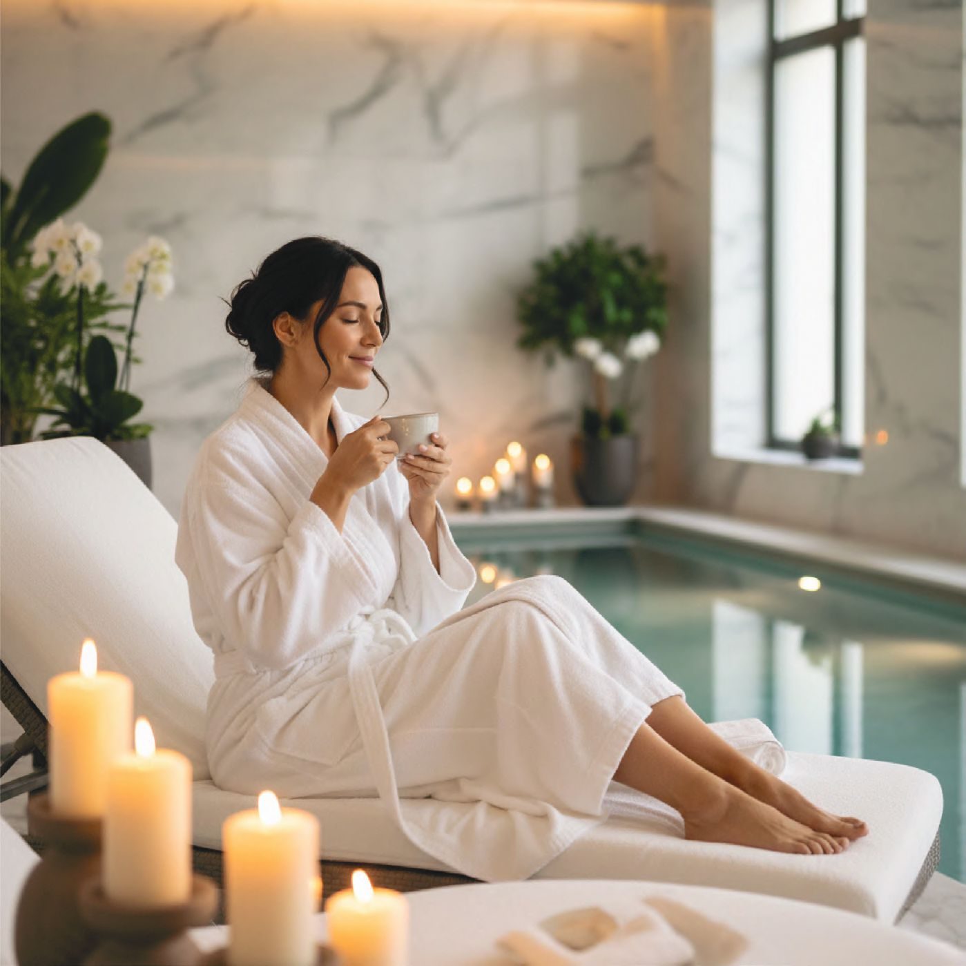 Spa and wellness suite