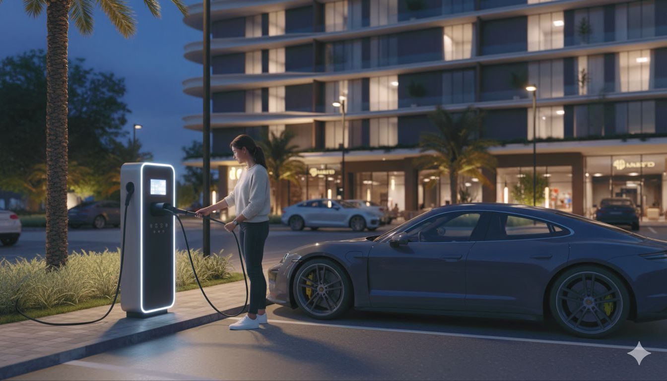 EV charging in the parking