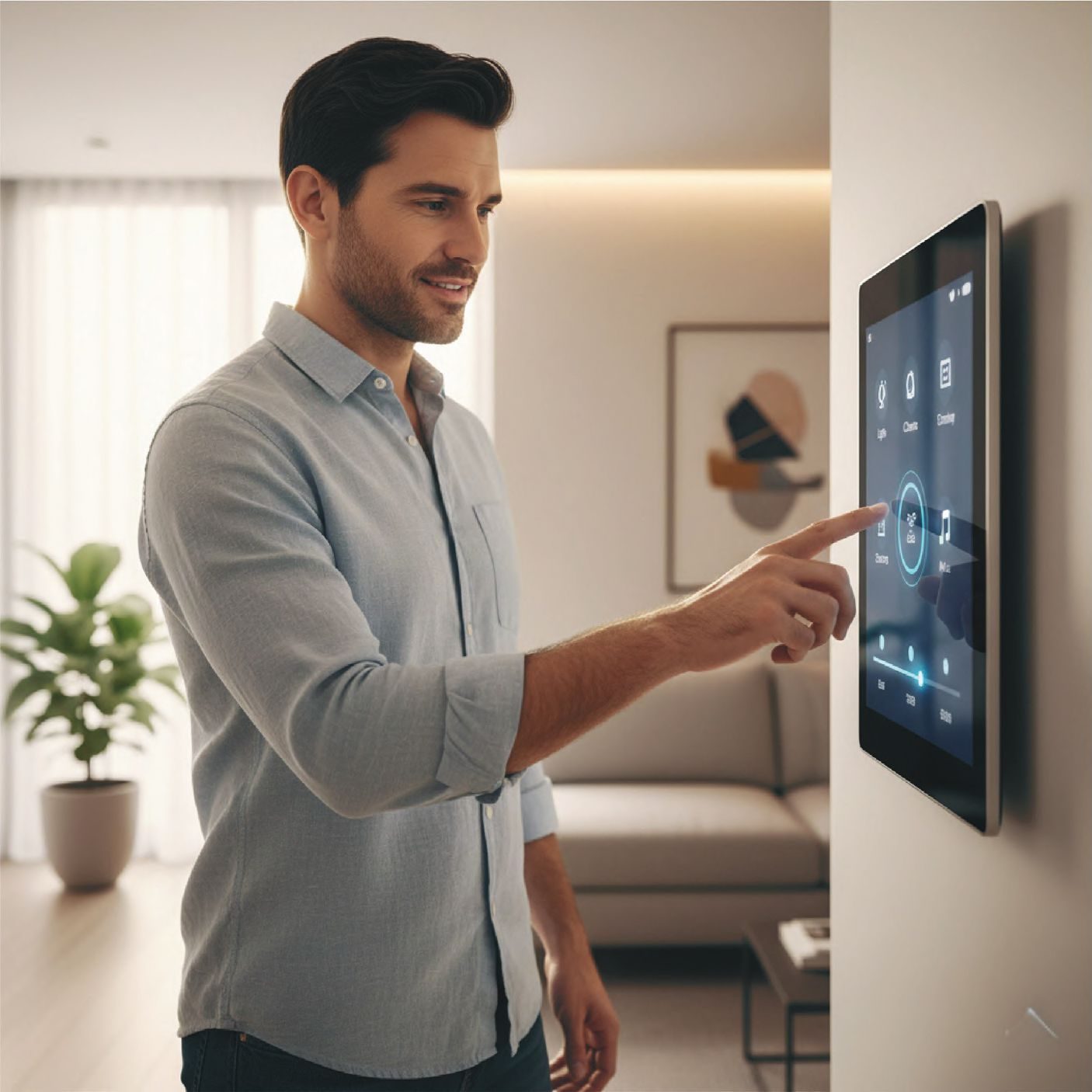 Smart-home control in the living space